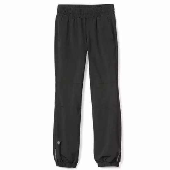 Athleta Girl Lined Run Wild Pant Black Joggers Sz L/12